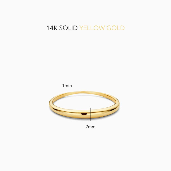Slim Dome Ring