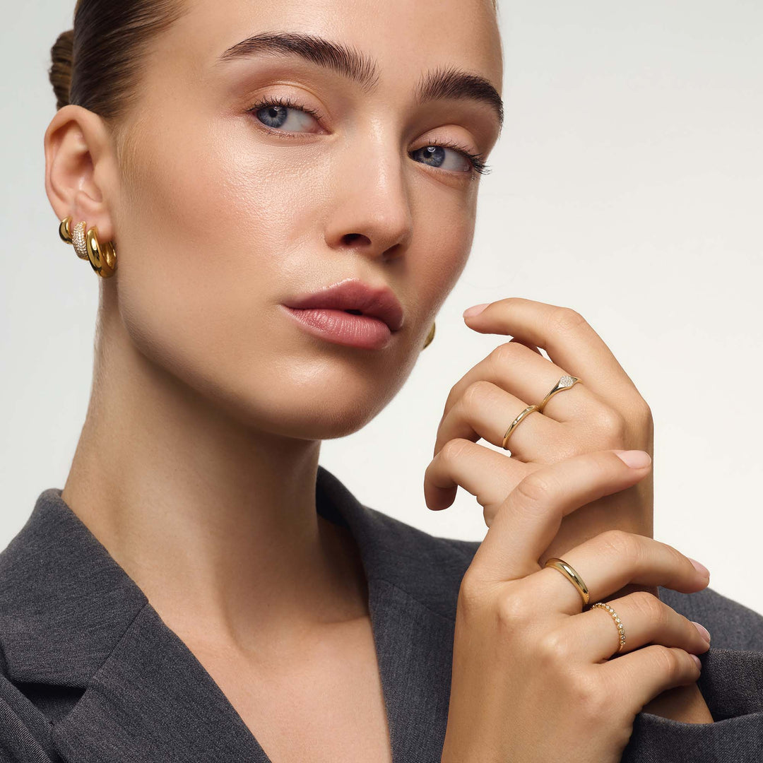 Diamond Bubble Ring