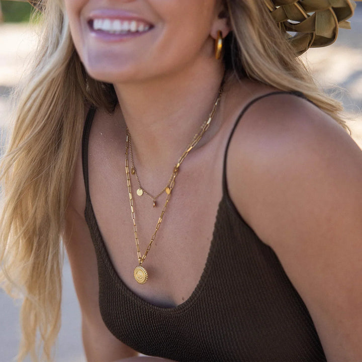 שרשרת בודהה פאנקי | זהב